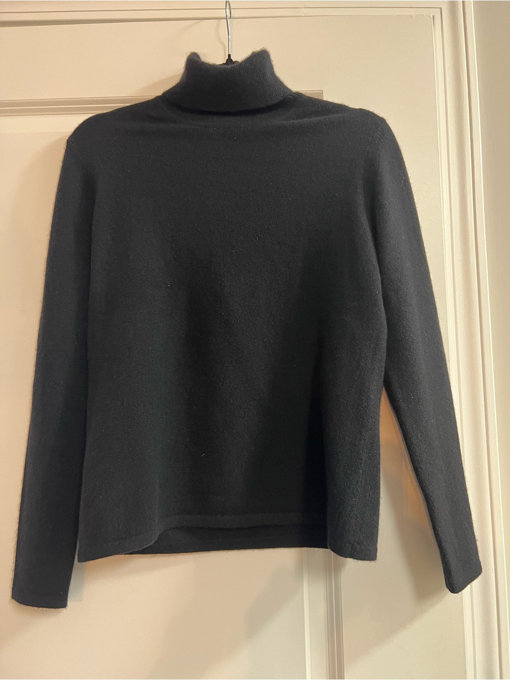 Classic Black Turtleneck Sweater